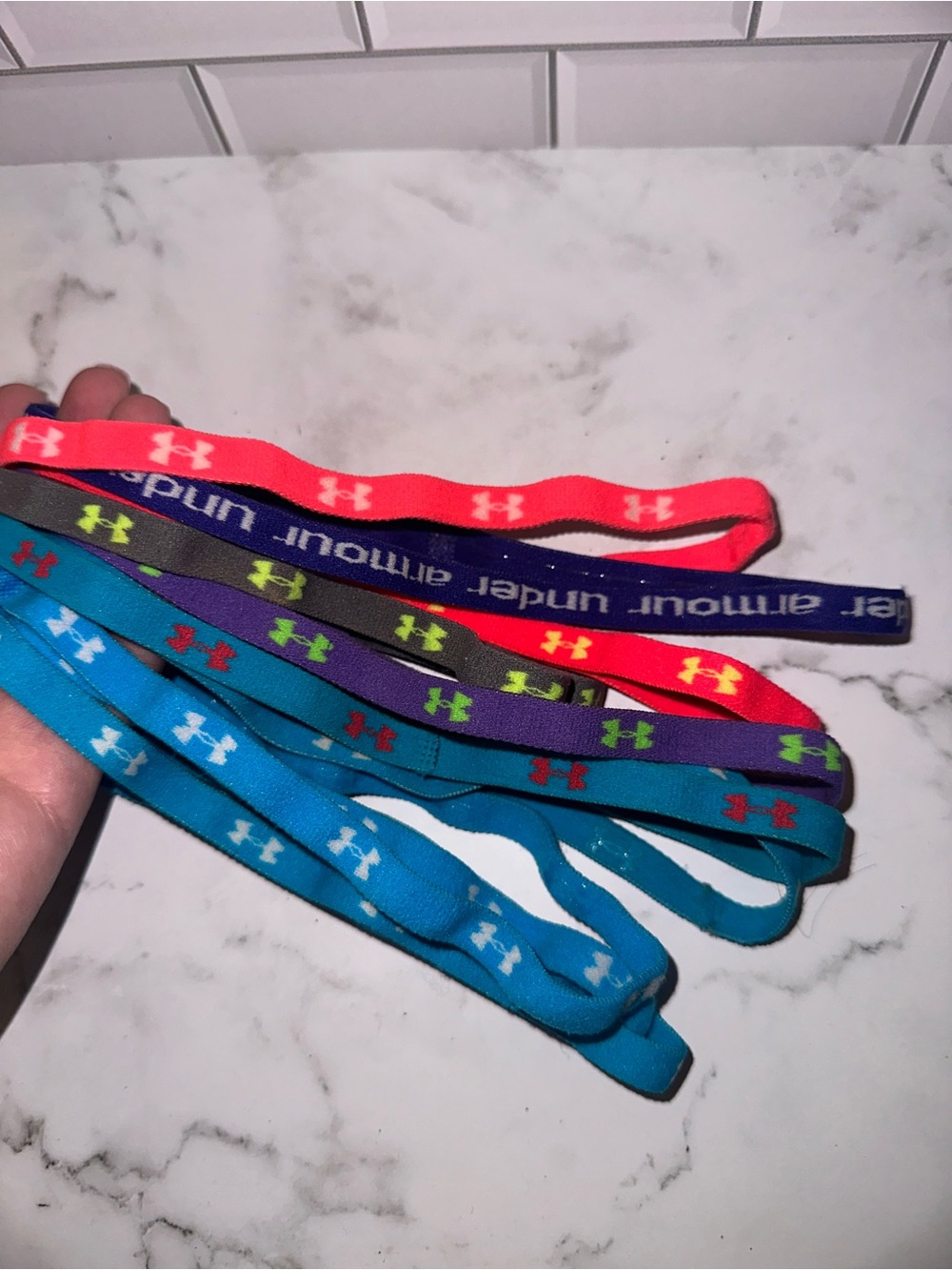 Under Armour No-Slip Headbands set of 10 - Picture 2 of 4